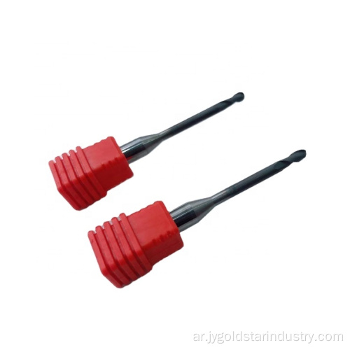 مطاحن نهاية أنف الكرة المطلية بالماس للجرافيت